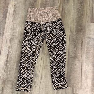 Lululemon Athletica Brown and Black Leggings